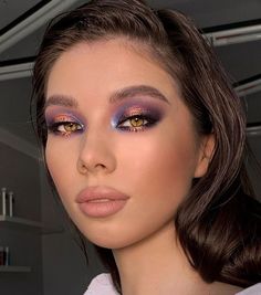 Lip Color Makeup, Wedding Day Makeup, Purple Makeup, Dope Makeup, Colorful Eye Makeup, Edgy Makeup, Bridal Makeup Looks, Creative Eye Makeup, Indian Bridal Makeup