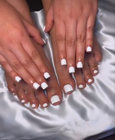 Nails And Toes, Overlay Nails, Pretty Toe Nails, Girly Acrylic Nails, French Tip Acrylic Nails, Work Nails