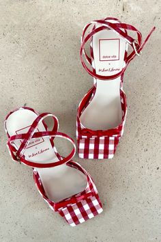 Dolce Vita X For Love and Lemons Loise Heels | #highheels #heels #shoeshighheels #shoes #shoesaesthetic #aesthetictumblr #clothes #dolcevita #red #white #plaid #picnic #summer #spring #bows #forloveforlemons #forloveandlemons #loise #limitedition #sandals #italy #nycstyle #europe #europeansummeroutfit For Love And Lemons Aesthetic, Spring Bows, Picnic Summer, European Summer Outfits, Flexing, Nyc Fashion, Love And Lemons, Shoe Lover, For Love And Lemons