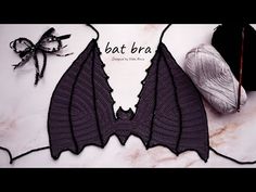 YouTube Bat Top Crochet, Bat Crochet Bag, Crochet Bat Ears, Crochet Halloween Garland Free Pattern, Witchy Crochet Projects, Alt Crochet Top, Whimsical Crochet Patterns Free, Quick Crochet Patterns For Beginners, Unique Crochet Ideas Creative