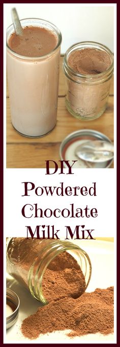 homemade diy powdered chocolate milk mix