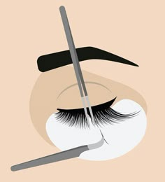 Eyelash Illustration, Lash Room Ideas, Eyelash Extensions Aftercare, Eyelash Technician, Eyelash Logo, Gene False, Eyelash Extensions Styles, Beautiful Eyelashes