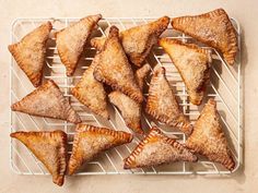 baked pastries on a cooling rack ready to be eaten