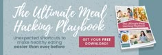 the ultimate meal hacky playbook is on sale for $ 3 99 per month