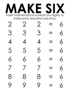 the instructions for how to make six digit numbers in one place with each number on it