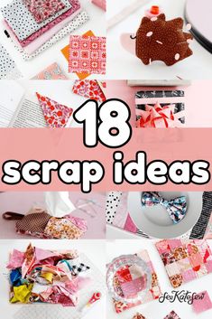 18 Genius Scrap Fabric Ideas Waste Fabric Craft Ideas, Leftover Fabric Ideas, Scrap Fabric Ideas, Leftover Fabric Crafts, Fabric Crafts Diy, Diy Fabric Crafts, Scrap Fabric Crafts, Fabric Ideas