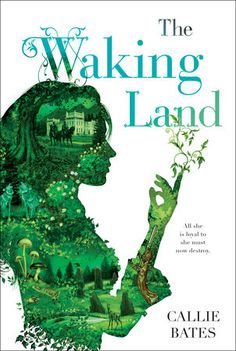 the waking land book cover with a woman's silhouette holding a plant in her hand