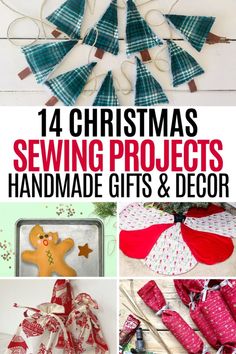 christmas sewing projects that are handmade and decorated