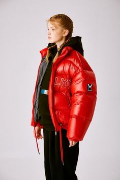 Quilted Outerwear, Down Winter Coats, Feather Jacket, Shiny Jacket, Red Puffer, Mens Down Jacket, Down Puffer Coat, Puffer Jacket Women