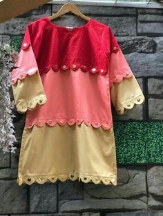 Tiny Trendsetters: Latest Kids' Fashion Dresses Shirt Designs Ideas, Girls Dress Design, Sindhi Embroidery, Daman Design, Cotton Kurtis, Kurti Patterns