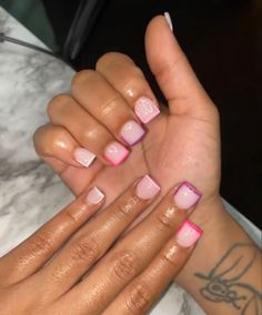 Cute Acrylic Overlay Nails, Very Short Acrylic Nails, Simple Short Acrylic Nails, Short Short Nails, Nail Ideas Short