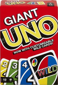 uno card game in its packaging