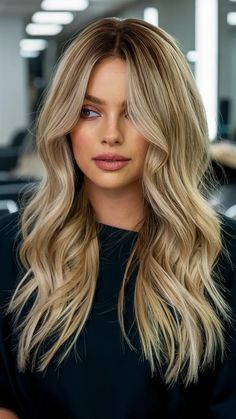 Trendy Beige Blonde Hair Color 2025: Milky Tones, Highlights, and Mocha Shades for All Skin Tones Sandy Balayage, Tone Brown Hair, Cool Tone Brown, Cool Tone Brown Hair, Hairstyles For Special Occasions, Beige Blonde Hair Color, Color 2025, Beige Blonde Hair, Subtle Balayage