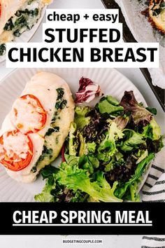 Easy Cheap Spring Meals for Family: healthy dinners family of 5, lazy family dinners, dinner recipes for family main dishes comfort foods Low Carb Stuffed Chicken, Healthy Dinners For Family, Dinner Idea For Family, Keto Family Dinners, Family Dinners Easy, Spring Dinner Ideas, Dinners For Family