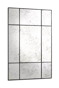 Antique Weathered Glass Grid Mirror | Eichholtz Mountbatten | OROA Large Antique Grid Mirror, Mirror Above Sofa Square, Wall Mirror Porch, Modern Industrial Living Room Mirror, Chicago Entry Mirror, Black Squared Mirrors Windows Floor To Celing, 6 Sided Mirrors, Mirrors Behind Couch Modern, Modern Wet Bar Smoked Glass Mirror