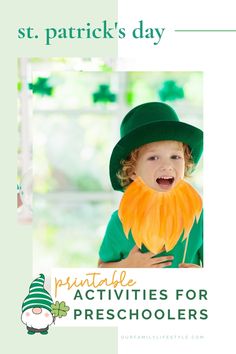 st patrick's day printable activities for preschoolers