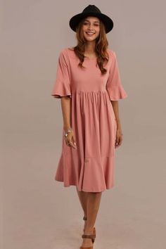 White Short Sleeves V Neckline Cotton Maxi Dress - New In - Petallush Midi Length Summer Dresses, Summer Dresses With Sleeves, Pocket Dresses, Women Dresses Casual Summer, Below The Knee Dresses, Modest Clothes, Dresses By Pattern, Modest Summer Dresses, Flowy Summer Dresses