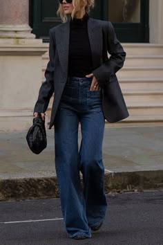 Pocket Trumpet, Looks Jeans, Outfit Chic, Corporate Outfits, Outfit Jeans, Looks Street Style, Mode Inspo