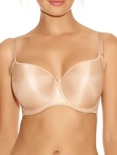 PRICES MAY VARY. SIZE CONVERSION MADE EASY: Did you know Fantasie is sold in UK sizing? Please use the size chart to convert your US to UK size. To find your size, measure around the torso underneath the breast tissue to determine your band size. If measurement is an odd number, round up to the following even number. Measure around the fullest part of the bust to determine your bust size. To determine your cup size, subtract your band size from your bust size. Foam molded cups provide a complete Panache Bras, Unlined Bra, Lounge Lingerie, Everyday Bra, Seamless Bra, Full Figured, T Shirt Bra, Bra Styles, Underwire Bra