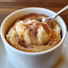 Cinnamon Roll Mug Cake, Grandma's Recipes, Breakfast Goodies, Natalie Wood, Mug Recipes, Grandmas Recipes, Cooking For One, Mug Cake, Cake Ingredients