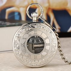 Castle in the Sky Pocket Watch,accompanied by happy and wonderful music, customize your exclusive happiness. 🚩Options🚩 Piano music: 《Castle in the Sky》 Watch thickness: 24mm Dial diameter: 58mm Case material：Alloy Mirror material：Plastic Lens 🚩Is a personal gift🚩 For a friend, give him the romance beyond his imagination. 🚩How to use🚩 Rotate the spring on the top of the watch to adjust the time; rotate the spring on the back of the watch 3 to 5 times, and the music melody will automatically Sky Watch, Sky City, Pocket Watch Antique, Castle In The Sky, Music Boxes, Hand Crank, Unique Holiday Gifts, Swan Lake, Vintage Clock