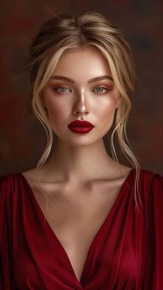 makeup#eyesmakeup#softglam#weddingmakeup#fallmakeup#wintermakeuplooks# Scandinavian Makeup, Russian Makeup, Best Hair Colour, Hair Colour Ideas, Daytime Makeup, Red Lips Makeup Look, Red Lip Gloss, Trending Hair, Korean Hair Color