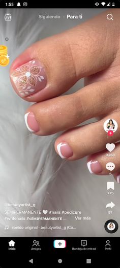 Spring Pedicure Ideas Toenails Simple, Natural Pedicure Ideas, Easter Nail Ideas Spring, Nails Pies, Semi Nails, Nail Ideas Spring, Easter Nail Ideas, Nail Designs For 2023