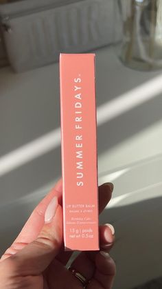 Summer fridays released their new shade called birthday cake. it has a slight micro shimmer to the lips. its hydrating , comfortable lip balm that your lips will thank you for🥰 Birthday Cake Summer, Lip Balm Packaging, Cake Summer, Birthday Cake Flavors, Perfect Skin Care Routine