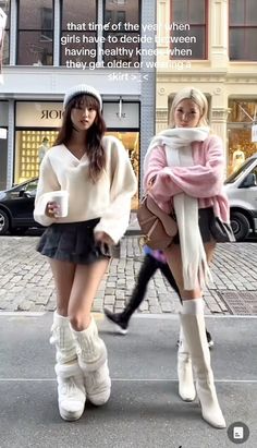 Winter Outfits With Names, Cute Comfy Girly Outfits, Winter Clothes Inspo Outfit, Christmas Snow Outfit, Matching Winter Outfits Friends, Kawaii Cold Weather Outfits, Winter Street Style Cold Outfit Ideas, Winter Ootd Aesthetic, Cute Winter Outfits Coquette