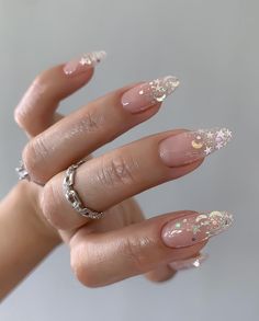 Prom Nails, Minimalist Nails, Best Acrylic Nails, Flower Nails