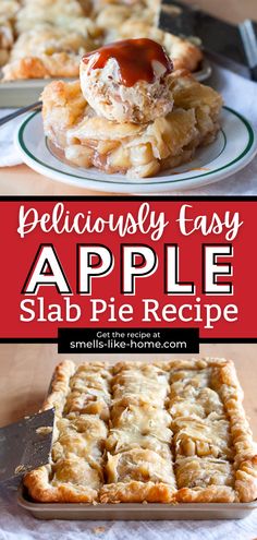 delicious apple slab pie recipe that is easy to make and perfect for the holiday season