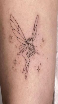 Pixie Tattoo, Artsy Tattoos, Dainty Tattoos