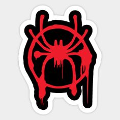 the amazing spider man logo sticker