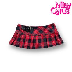 Calling All Miley Fans, It’s Wardrobe Time! Best Of Both Worlds Tour Red Mini Plaid Skirt Ok Guys This One Is A Grail! Get Miley’s Iconic Look From Her Bobw Tour! Rock Out In This Little Number And Feel Like A Major Rock Star! Skirt Has A Chunky Leather Belt Buckle Accent + Built In Under Shorts. Bling Out Your Skirt With Rhinestones Like Miley’s Or Wear It Casually. If You Would Like Rhinestones Added I Charge A $50 Fee. (Lmk Before You Buy) Measurements (Flat) Waist: 17” Hips: 23” Length: 10.5” Note: This Is Not The Actual Item Worn By The Actor. Clothing Items Are The Exact Same Brand, Style, Etc. Check Out My Store For More Hannah/Miley Tags: Punk Go Skirt With Rhinestones, Red Plaid Mini Skirt, Mini Plaid Skirt, Star Skirt, Under Shorts, Leather Belt Buckle, Micro Skirt, Best Of Both Worlds, Plaid Mini Skirt