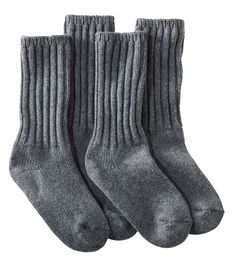 Adults' Merino Wool Ragg Socks, 10" Two-Pack | Socks at L.L.Bean Thick Wool Socks, Cozy Life, Best Winter Outfits, Grey Socks, Mens Dress Socks, Mens Crew Socks, Thick Wool, Mens Items, Winter Socks