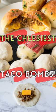 Taco Stuffed Biscuits, Pillsbury Biscuit Tacos, Taco Balls Recipe, Taco Balls, Tornado Party, Taco Appetizers, Lemon Dessert Recipes, Appetizers Easy Finger Food, Best Appetizer Recipes