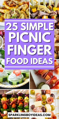 25 simple picnic finger food ideas