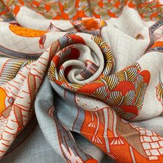 Used Hermes Hermes Carre Gean L’ombrelle Magique Magic Wand Umbrella Scarf Muffler Orange Women's (Sku: Gzl13kr7) === General === Brand : Hermes === Design === Type : Scarf Gender : Women Color : Beige, Orange Material : Cashmere , Silk === Size === Size (Lxw) : 1.4m X 1.4m / 55.11'' X 55.11'' === Included Items === Accessories : None Accessories Notice : Before Purchasing, Please Refer To The Images Of The Accessories Included With The Item. === Condition === Condition : Used (Good) Ranking : R Hermes Design, Hermes Accessories, Orange Material, Magic Wand, Woman Colour, Luxury Branding, Umbrella, Cashmere, Women Accessories