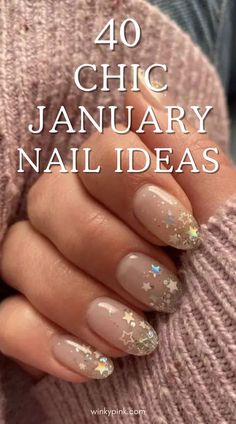 Nails January, Winter Nail Design, January Nail Designs, Year Nails, January Nail, Confetti Nails, Spring Nail Trends, Hot Pink Nails, January Nails