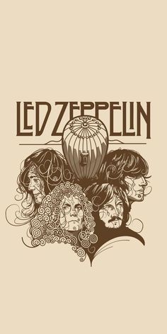 the led zeppelin band poster