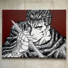 Salmon Drawing, Anime Canvas, Anime Character Drawing, Anime Sketch, Diy Canvas Art, Manga Drawing