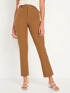 High-Waisted Pixie Straight Pants | Old Navy Ankle Dress Pants, Work Clothing, Pixie Pants, Perfect Pant, Teacher Outfits, Pants Womens, Womens Dress Pants, Old Navy Women, Navy Pants