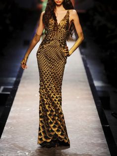 2008 Couture, Jean Paul Gaultier Couture, Gaultier Couture, Fashion Editorial, Mermaid Dress, Mermaid Prom Dresses