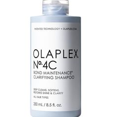 Set of 4 Olaplex Products
2- Olaplex No. 5 Bond Maintenance Conditioner, Repairs, Strengthens, & Nourishes All Hair Types, Leaving Hair Feeling Soft & Adds Shine, 8.5 fl oz New, full size, unused. 

2- Olaplex No. 4C Bond Maintenance Clarifying Shampoo, Deep Cleans, Softens, Restores Shine, & Clarity, For All Hair Types Experiencing Product Buildup or Excess Oil, 8.5 fl oz.  New, Full Size, Retails for 30 dollars each.

Listing retails for over $120 !

Will seperate if interested or mix and match with other listings.  Message for custom listing! Olaplex Products, Olaplex Shampoo, Clarifying Shampoo, All Hair Types, Deep Cleaning, Hair Types, Hair Care, Conditioner, Repair