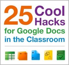 25 cool hacks for google docs in the classroom