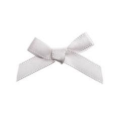 a white bow on a white background