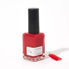 No. 16: Pure RedA classic pure red that’s lasted through time and brings back an old Hollywood look. A versatile and easy shade that pairs especially well with your go-to red lipstick and little black dress.Formulated with your well-being in mind, our non-toxic polishes have a range of timeless colors, Sundays' polishes have the perfect bottle shape for grip and a professional-grade flat brush for precise swipes. 10-free, non-toxic formula, vegan, cruelty-free long-lasting, professional grade bottle shape and brush is optimized for precise and quick application and comforatble grip Opaque gloss finish made in NY Does NOT include: TPHP, dibutyl phthalate, toluene, xylene, ethyl tosylamide, camphor, formaldehyde, formaldehyde resin, parabens, and tert-butyl hydroperoxide. Nontoxic Nail Polish, Nail Polish Bottle, Vegan Nail Polish, Red Nail Polish, Grapefruit Essential Oil, Long Lasting Nails, Dry Oil, Clean Nails, Beauty Nail