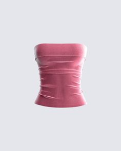 Cheap Pink Crop Top For Club, Velvet Tube Top, Pink Tube Top, Velvet Set, Pink Velvet, Riverdale, Pink Tops, Cute Casual Outfits