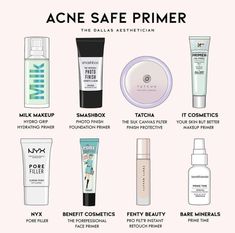 Acne Safe Primer, Makeup Acne, Artist Tips