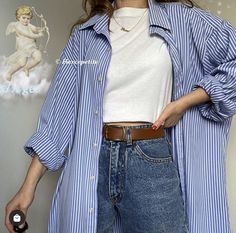 Jean Azul, Chique Outfit, Casual College Outfits, Wardrobe Tips, Outfits Chic, Nice Style, Causual Outfits